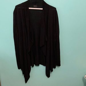 Worthington lightweight black cardigan - size L